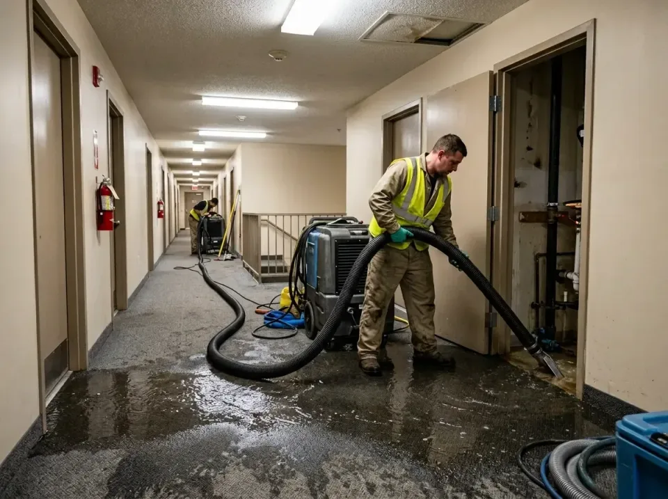 multi-unit-apartment-hallway-f-005 — frequently asked questions, Emergency Burst Pipe Water Extraction & Removal in Prestbur…